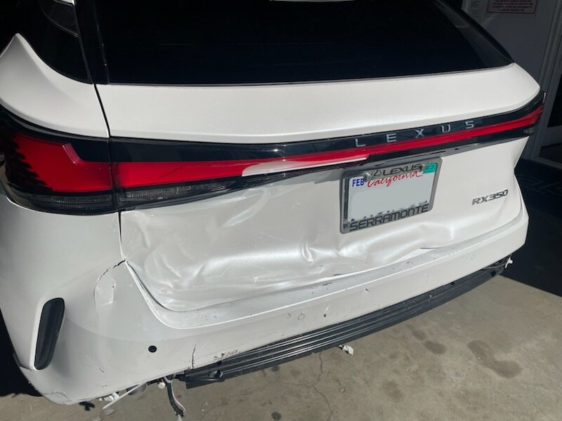 Before Back Bumper and Trunk